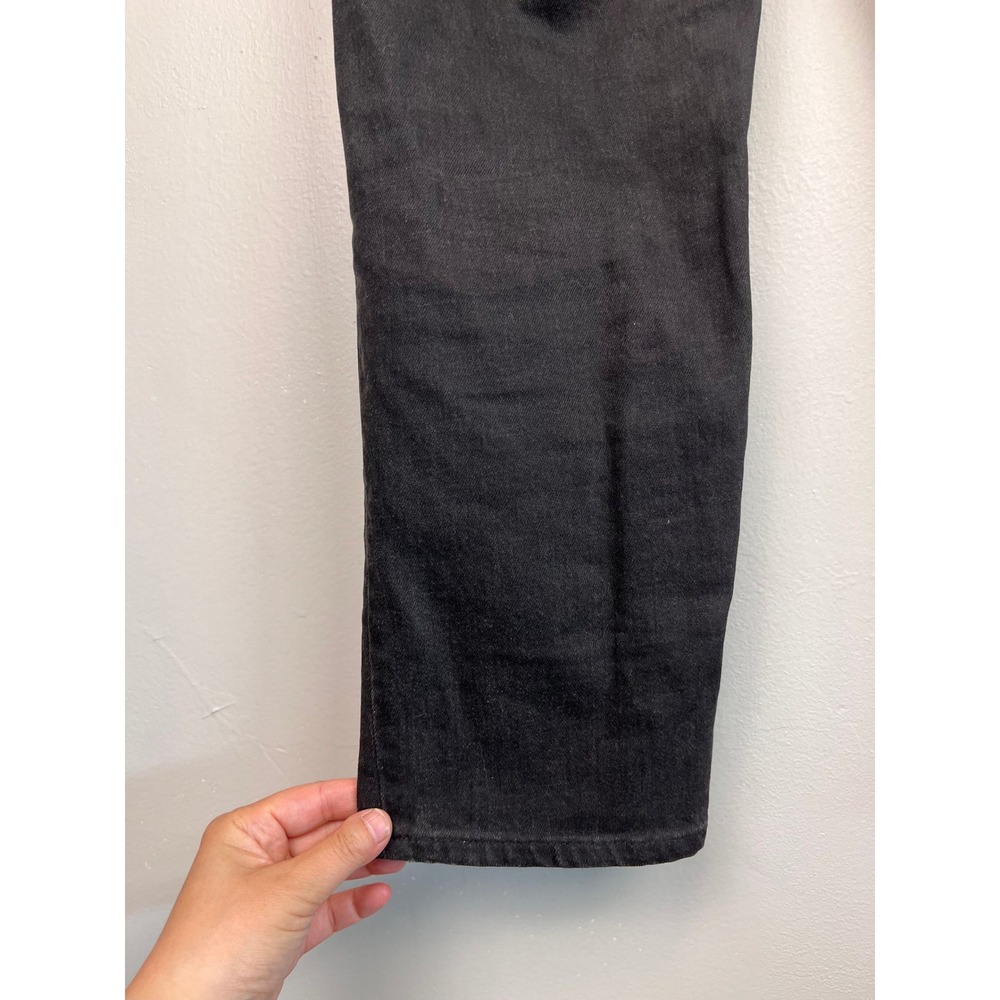 Madewell‎ Classic Straight Jean High Rise Faded Black Denim Size 27 - Picture 7 of 8